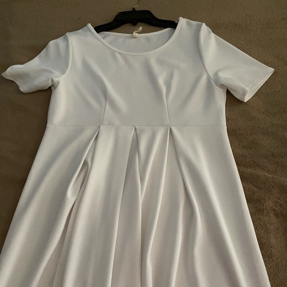 White Maternity Wedding Dress